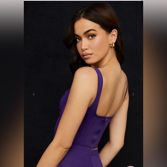 Edetta House of CB grape mesh corset - Picture 2 of 5